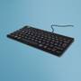 R-Go Compact Break Keyboard - QWERTZ (DE) - black - wired - Mini - USB - QWERTZ - Black