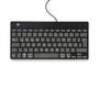 R-Go Compact Break Keyboard - QWERTZ (DE) - black - wired - Mini - USB - QWERTZ - Black