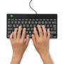 R-Go Compact Break Keyboard - QWERTZ (DE) - black - wired - Mini - USB - QWERTZ - Black