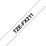 Brother Laminated tape - Black on white - TZe - Black - Thermal transfer - Brother - PT-2100VP - PT-2730 - PT-7600 - PT-2430PC - PT-2700 - PT-9600 - PT-9700PC - PT-9800PCN