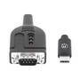 MANHATTAN USB-C auf Seriell DB9/RS232 Adapter PL2303GT 1m (154499)
