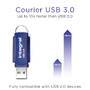 Integral COURIER 3.0 - 128 GB - USB Type-A - 3.2 Gen 1 (3.1 Gen 1) - 170 MB/s - Cap - Blue,Silver