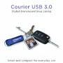 Integral COURIER 3.0 - 128 GB - USB Type-A - 3.2 Gen 1 (3.1 Gen 1) - 170 MB/s - Cap - Blue,Silver