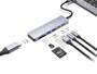 CONCEPTRONIC  7-1 Dock USB-C->HDMI/USB-C/2xUSB-A/+   25cm gr (DONN28G)