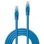 LINDY Patchkabel Cat6 U/UTP Basic blau 0.30m (48170)