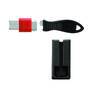 Kensington USB Port Lock with Security Guard - Flat key - Black