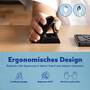 R-GO Tools R-Go Maus Twister ergonomisch beidhändig USB u. Bluetooth sw (RGOTWBMWLBL)