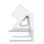 Fellowes Strommodul Schreibtisch 1xSteckdose,USB-A,USB-C wei (100137173)