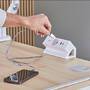 Fellowes Strommodul Schreibtisch 1xSteckdose,USB-A,USB-C wei (100137173)