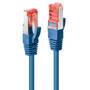 LINDY Cat.6 S/FTP Kabel, blau, 1,5m Patchkabel (47718)