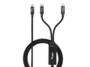 Equip Kabel USB-C4.0->C Y-Kabel  PD140W St/St  1.50m schwarz (128895)