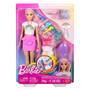 Mattel Barbie Haarspiel Puppe Regenbogen Glitzer