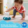 Mattel Fisher-Price Eisbär zum Hinterherkrabbeln, Aktivitätskrabbelspielzeug für Babys mit sensorisc