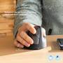 R-GO Tools R-Go Maus HE ergonomisch rechts Bluetooth groß    schw./silb retail (RGOHELAWL)