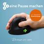 R-GO Tools R-Go Maus HE ergonomisch rechts Bluetooth groß    schw./silb retail (RGOHELAWL)