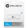 HP Flash USB-Stick  64GB HP 819W  3.2 Flash Drive    (matte silver) retail (HPFD819W-A-64)