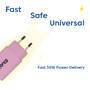 Club 3D Club3D Lifestyle Ladegerät USB-C 30Watt, 2Stk  pink retail (CAC-3021)