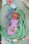 Zapf BABY born Schlafsack Blumen