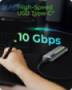 Icy Box Geh. IcyBox für NVMe M.2/SATA SSD 10Gbps USB3.2 GEN2 Type-C (IB-1826MCL-CU31)