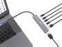 Equip Adapter USB-C->HDMI/3xUSB-C/USB-A  4K/ 60Hz 0.25m Alu. (133500)