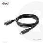 Club 3D Kabel USB 3.2 Typ C 1m Verlängerung 5Gbps St/Bu retail - Cable - Digital
