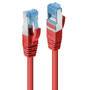LINDY Patchkabel Cat6A S/FTP PIMF LSZH rot 1.00m (47162)