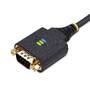 STARTECH.COM 1m USB auf Seriell Adapter COM-Retention FTDI USB-A zu DB9 Kabel USB RS232 Wechselbare 
