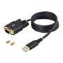 STARTECH.COM 1m USB auf Seriell Adapter COM-Retention FTDI USB-A zu DB9 Kabel USB RS232 Wechselbare 