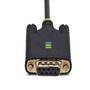 STARTECH.COM 3m USB Null Modem Kabel COM Retention FTDI USB-A zu RS232 Nullmodemkabel Wechselbare DB