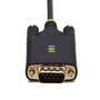 STARTECH.COM 2m USB auf Seriell Adapter COM-Retention FTDI USB-A zu DB9 Kabel USB RS232 Wechselbare 