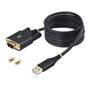 STARTECH.COM 2m USB auf Seriell Adapter COM-Retention FTDI USB-A zu DB9 Kabel USB RS232 Wechselbare 