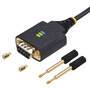 STARTECH.COM 2m USB Null Modem Kabel USB Seriell Adapter COM Retention FTDI USB RS232 Wechselbare DB