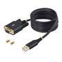 STARTECH.COM 2m USB Null Modem Kabel USB Seriell Adapter COM Retention FTDI USB RS232 Wechselbare DB