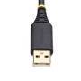 STARTECH.COM 30cm USB Null Modem Kabel USB Seriell Adapter COM Retention,FTDI USB RS232 Wechselbare 