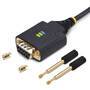 STARTECH.COM 30cm USB Null Modem Kabel USB Seriell Adapter COM Retention,FTDI USB RS232 Wechselbare 