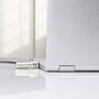 STARTECH.COM Schlankes Nano Slot Laptopschloss 1,5m Kabelschloss Diebstahlschutz fur Notebook/Comput