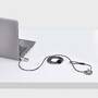 STARTECH.COM Schlankes Nano Slot Laptopschloss 1,5m Kabelschloss Diebstahlschutz fur Notebook/Comput