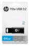 HP 64GB 712w Black USB 3.2 Flash Drive (HPFD712B-A-64)