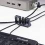STARTECH.COM Peripheriekabel-Ankerschloss/Kabelhalter Computer Kabelsicherung Kabelsperre Einsatz mi