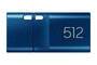 SAMSUNG USB Type-C 512GB 400MB/s Lesen 110 MB/s Schreiben kompakter USB 3.2 Gen1 Flash Blue (MUF-512