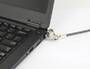 MANHATTAN Laptopschloss mit Schlüssel für Nano-Sicherheitsslot zwei Schlüssel 1,8m Stahlkabel transp