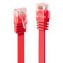 LINDY Cat.6 Flachband-Patchkabel, rot, 2m Ohne Schirmung (47512)