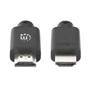 Manhattan 4K60 HDMI 2.0 Kabel 2 m 18 Gbit/s  schwarz (356657)