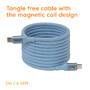Club 3D Club3D Lifestyle USB-C Magnetisches Kabel 240W 2m blau St/St (CAC-3030)