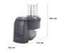 JVC Kenwood Electronics KAX400PL - Grey - Aluminium,Plastic - 185 mm - 212 mm - 267 mm - 1.7 kg