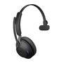 JABRA Evolve2 65 MS Mono Headset on-ear convertible Bluetooth wireless USB-A noise isolating black w