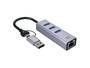 CONCEPTRONIC Adapter USB-C/-A3.0->GbE+3x-A3.0  5Gbs       gr (ABBY25G)