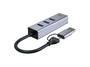 CONCEPTRONIC Adapter USB-C/-A3.0->GbE+3x-A3.0  5Gbs       gr (ABBY25G)