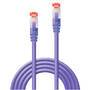 LINDY Cat.6 S/FTP Kabel, violett, 0,5m Patchkabel (47821)
