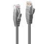 LINDY UTP Cat.6 Kabel, grau 5,0m LSOH, inkl. Testprotokoll (45405)